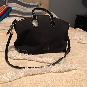 Black logo Dooney and Bourke shoulder bag